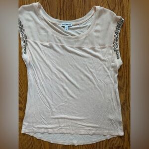 Express Soft Light Pink Scoop Neck Tank